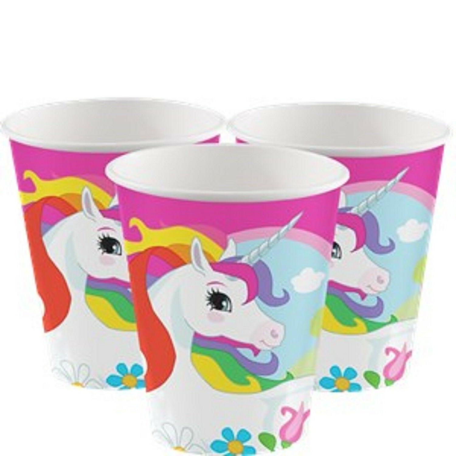filles mignon licorne anniversaire papier fete vaisselle