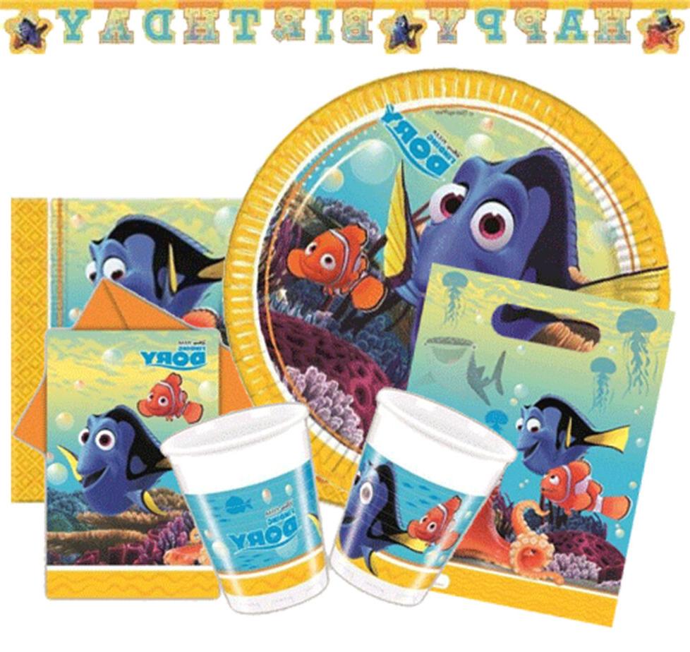finding dory anniversaire fete vaisselle fournitures decorat
