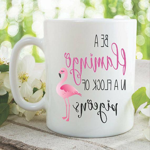 flamant rose cafe tasse be a en