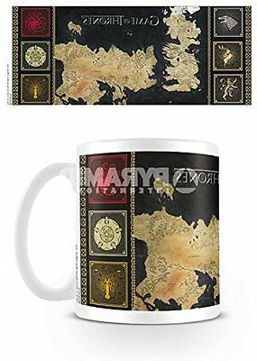 game of thrones map ceramic mug tasse