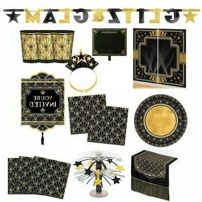 geometrique dore 20s gatsby clapet hollywood vip