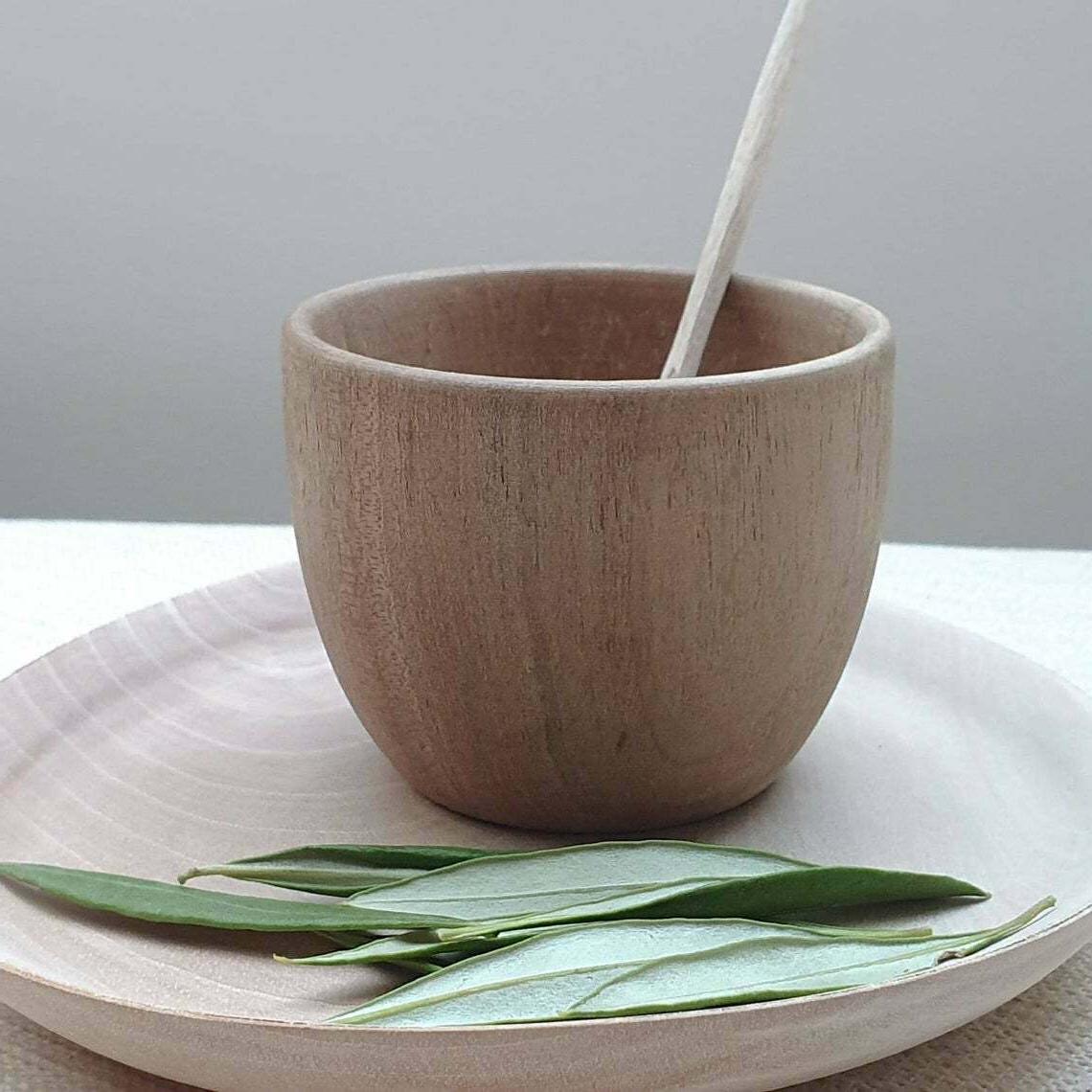 gobelet en bois vaisselle en bois verre