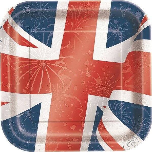 grande bretagne union drapeau fete vaisselle decorations