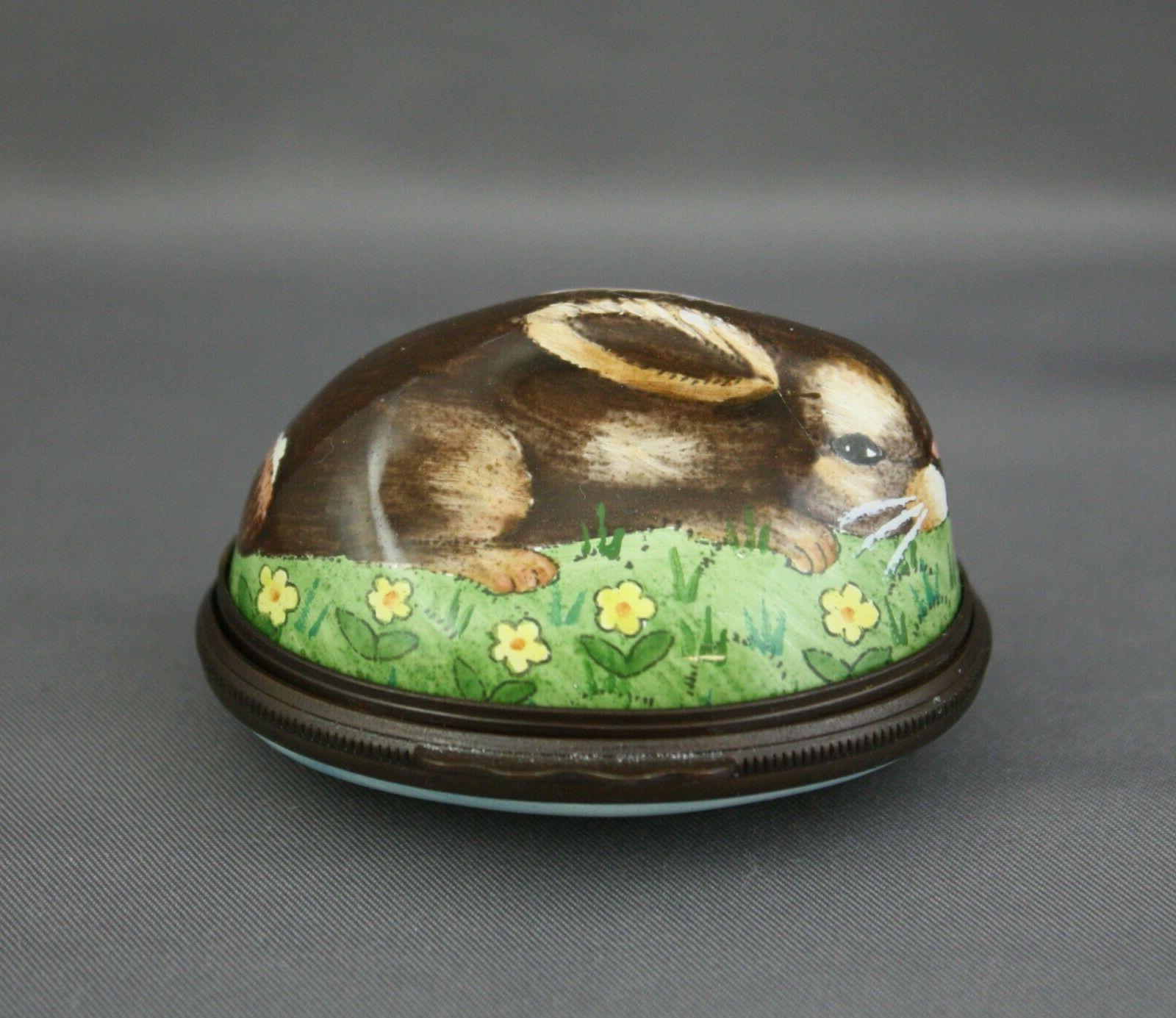 halcyon days emaux ovale figuratif lapin a