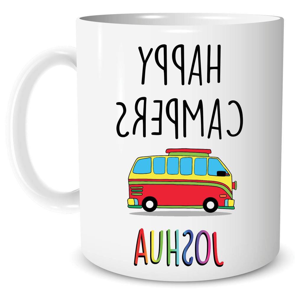 happy camping car tasse a cafe sur