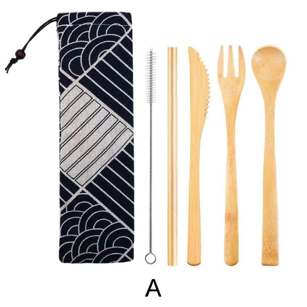 japonais vintage en bois baguettes cuillere fourchette