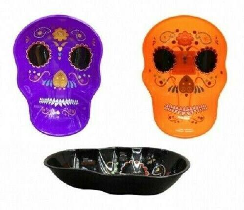 jour des morts plastique snack bols halloween