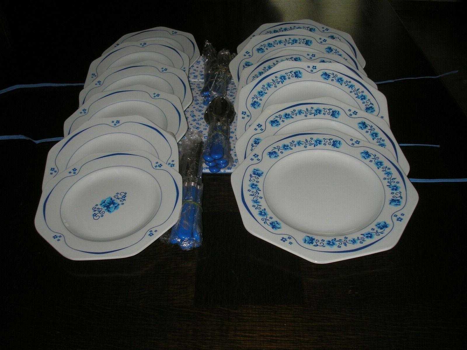 kit pique nique vaisselle vintage 6personnes
