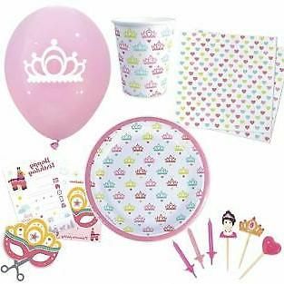 kit vaisselle anniversaire princesse