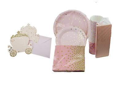 kit vaisselle jetable 8 personnes cartes invitations