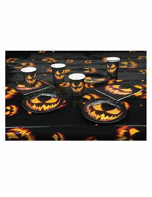 kit vaisselle jetable citrouille terrifiante cod 282086