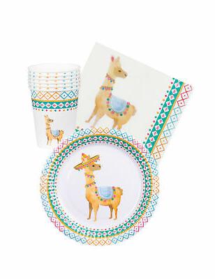 kit vaisselle jetable lama 24 pieces cod