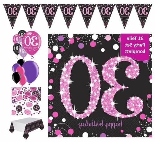 lave vaisselle fete decoration anniversaire 30 ans