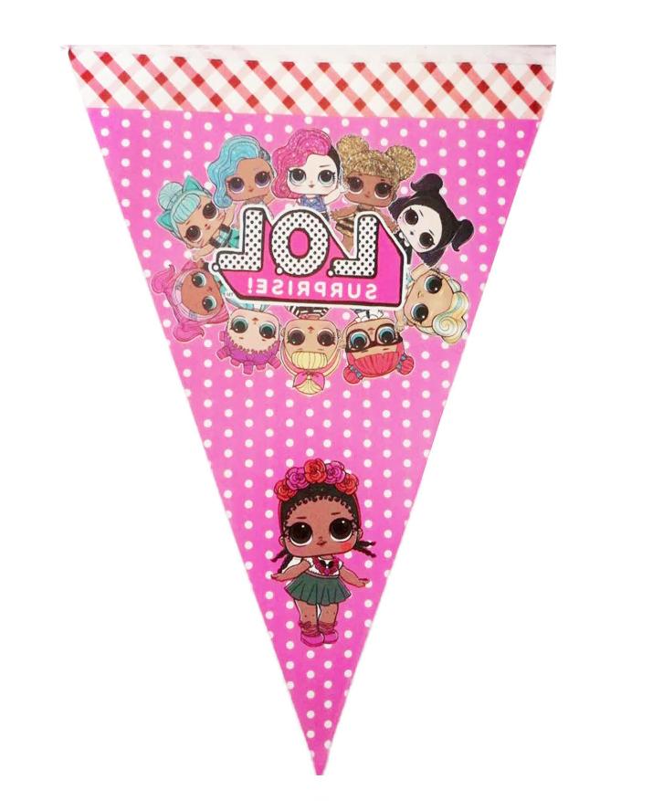 lol surprise plaque drapeau tasse enfants fete