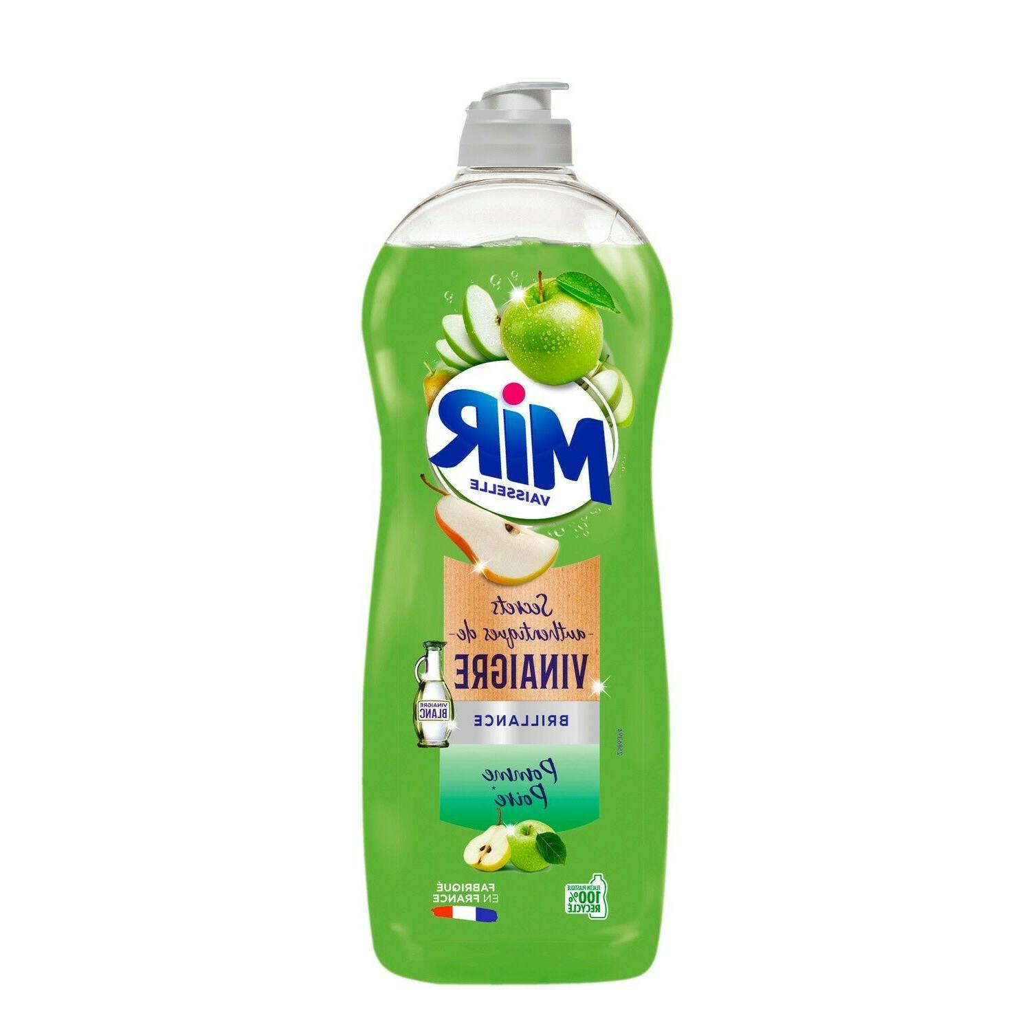 lot 3 liquide vaisselle pomme poire mir