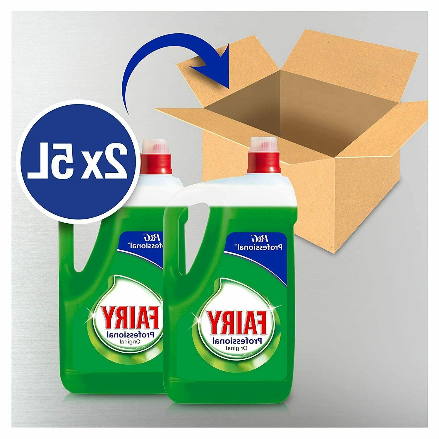 lot de 2x5 litres liquide vaisselle concentre