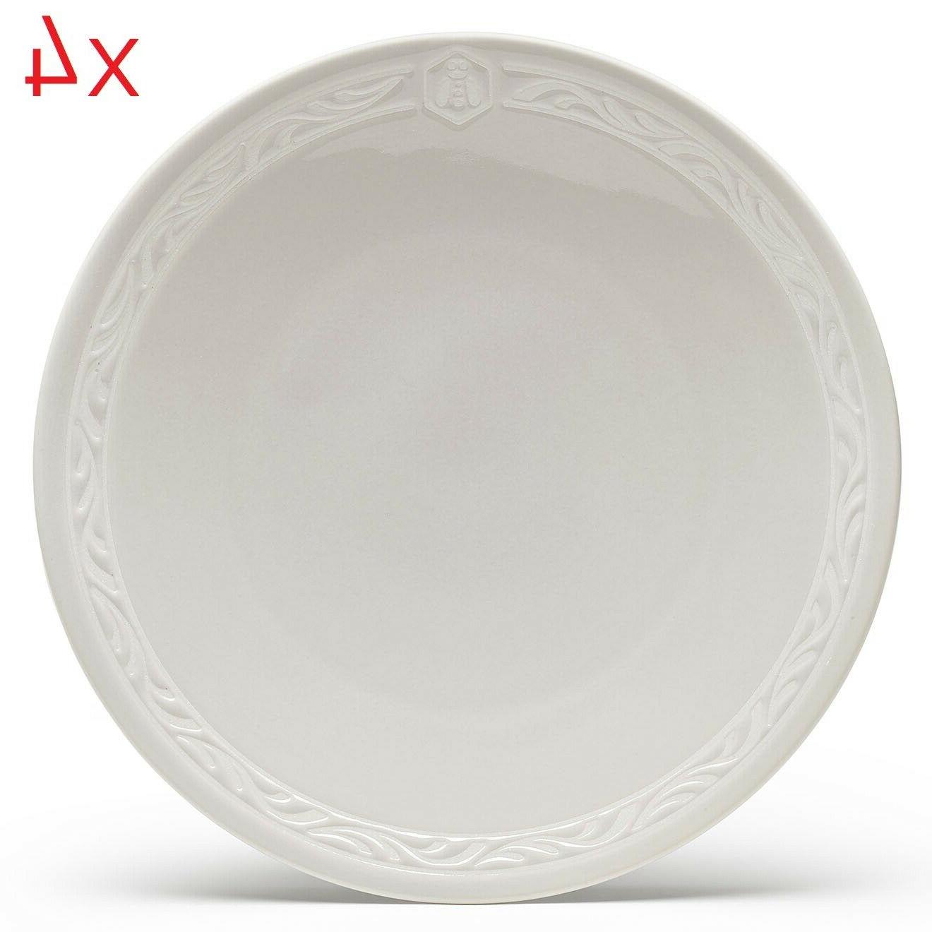 lot de 4x assiette plate 26cm couleur