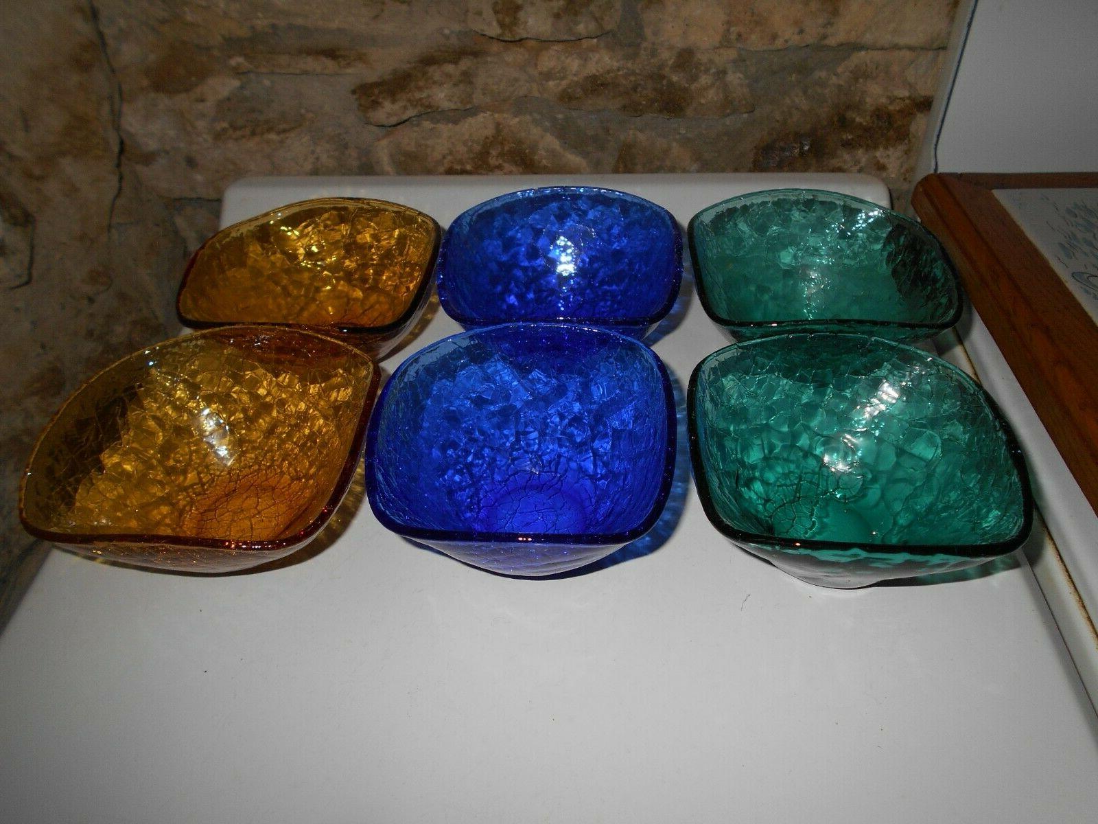 lot de 6 bols coupelles couleur vintage