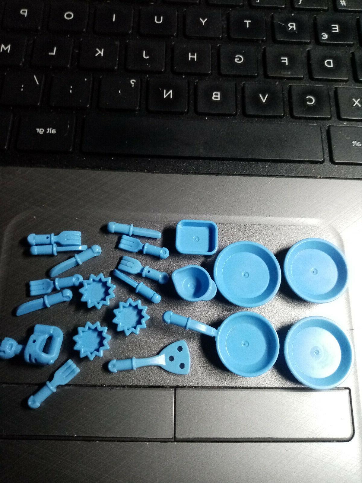lot vaisselle bleue 20 pieces simpson city