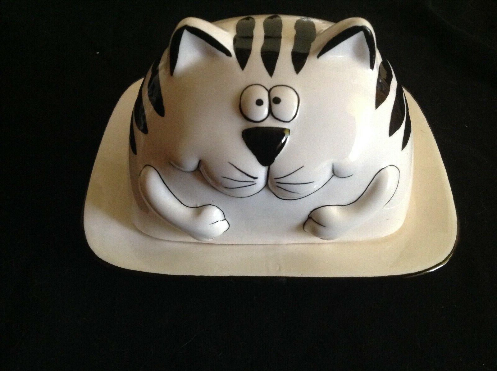 lot vaisselle deco chat noir et blanc