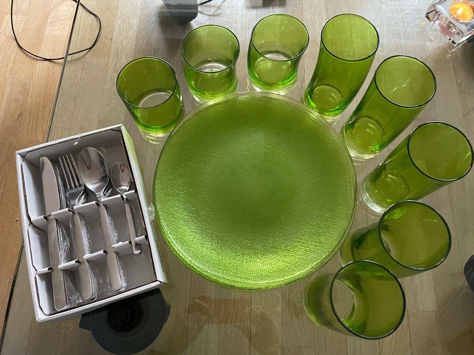 lot vaisselle vert