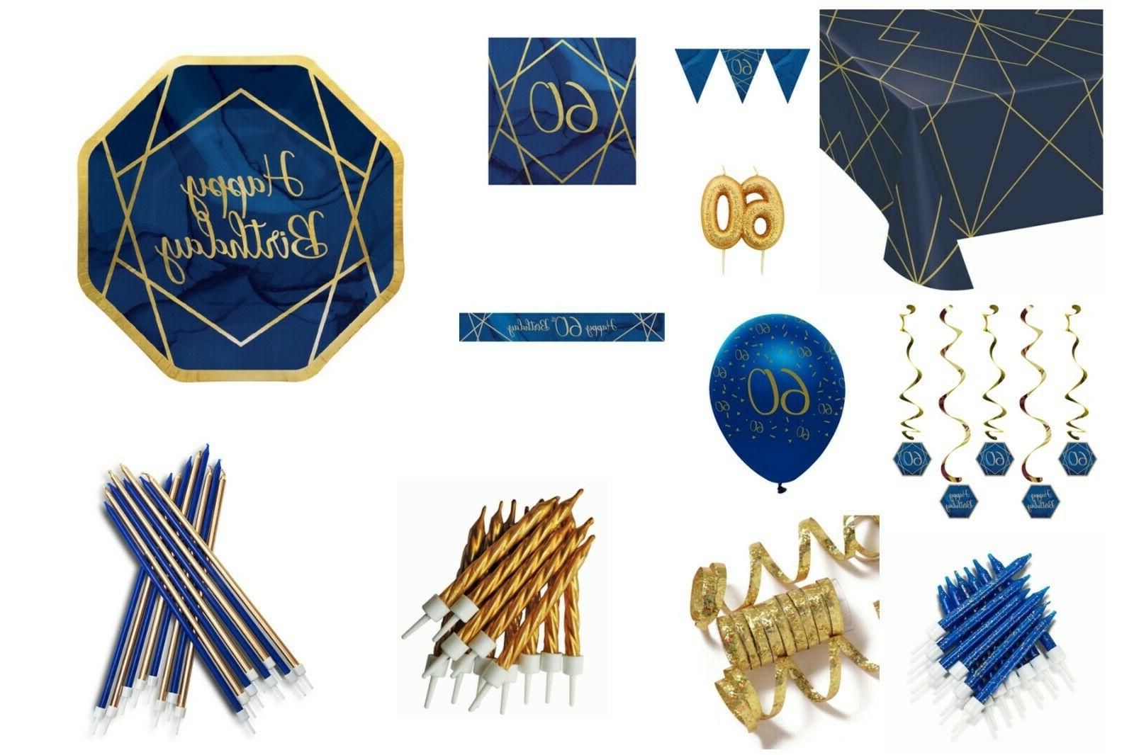 marine bleu et or male 60th anniversaire