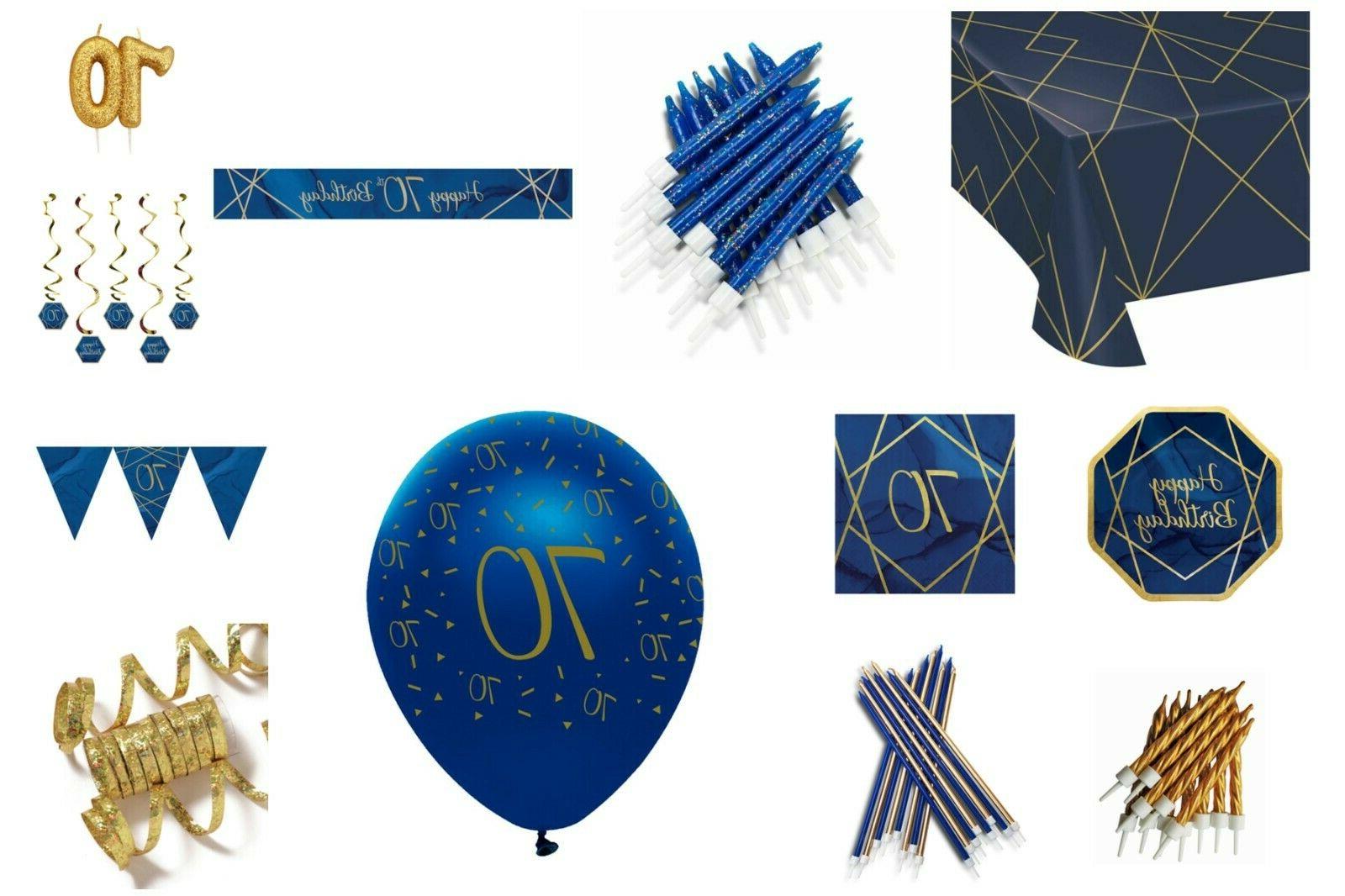 marine bleu et or male 70th anniversaire