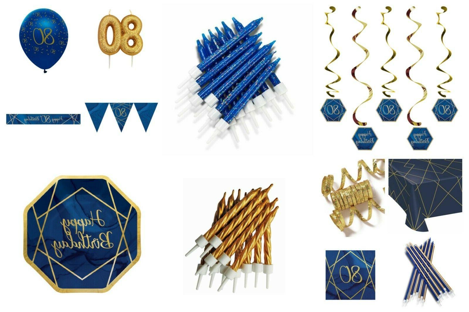 marine bleu et or male 80th anniversaire