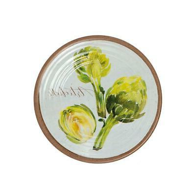 marron melamine alfresco artichaut assiette vaisselle diner