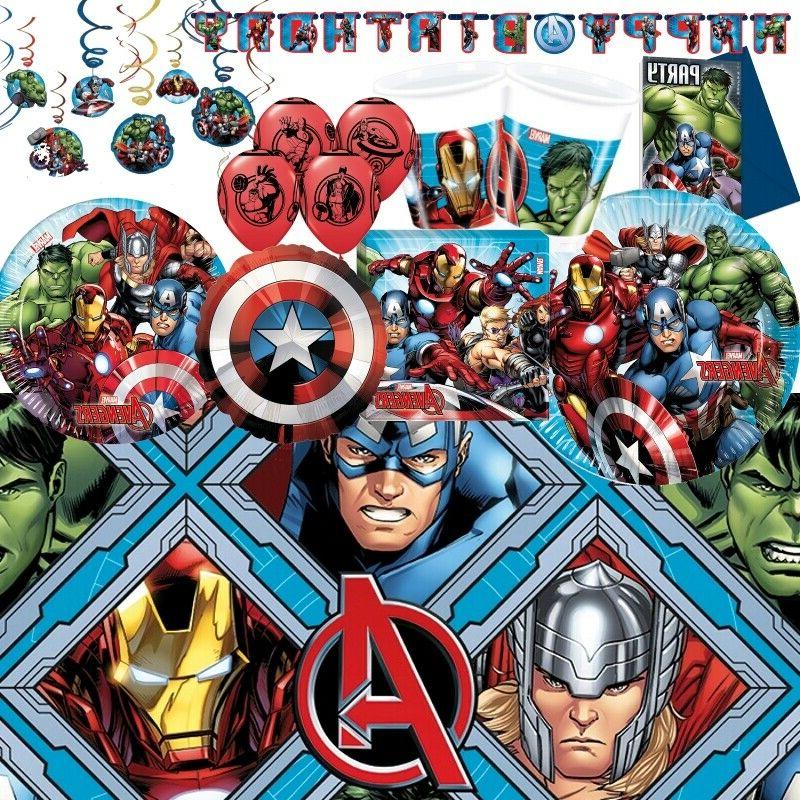 marvel avengers fete fournitures vaisselle decorations