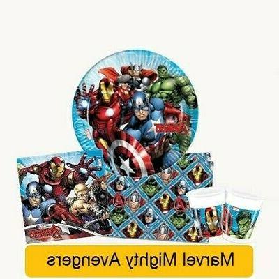 marvel mighty avengers anniversaire fete gamme vaisselle