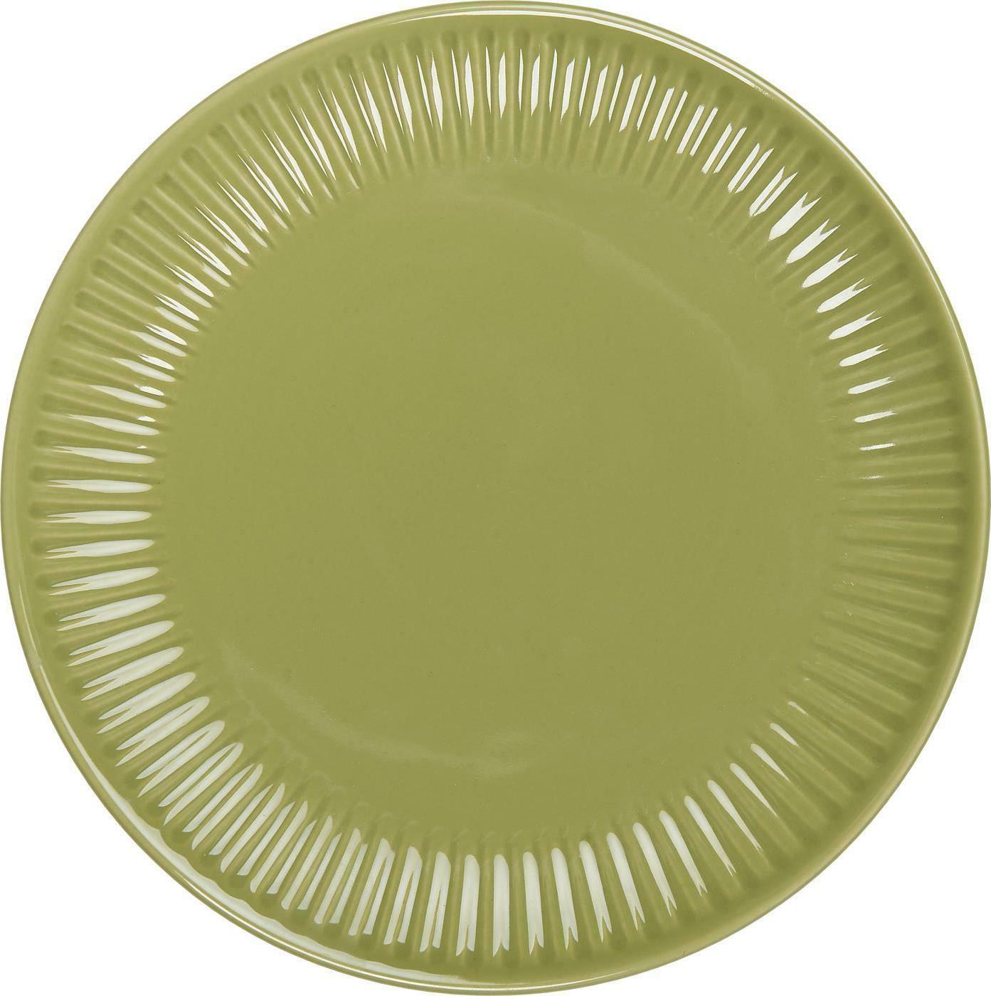 menthe assiette vert ceramique assiette 19cm herbe