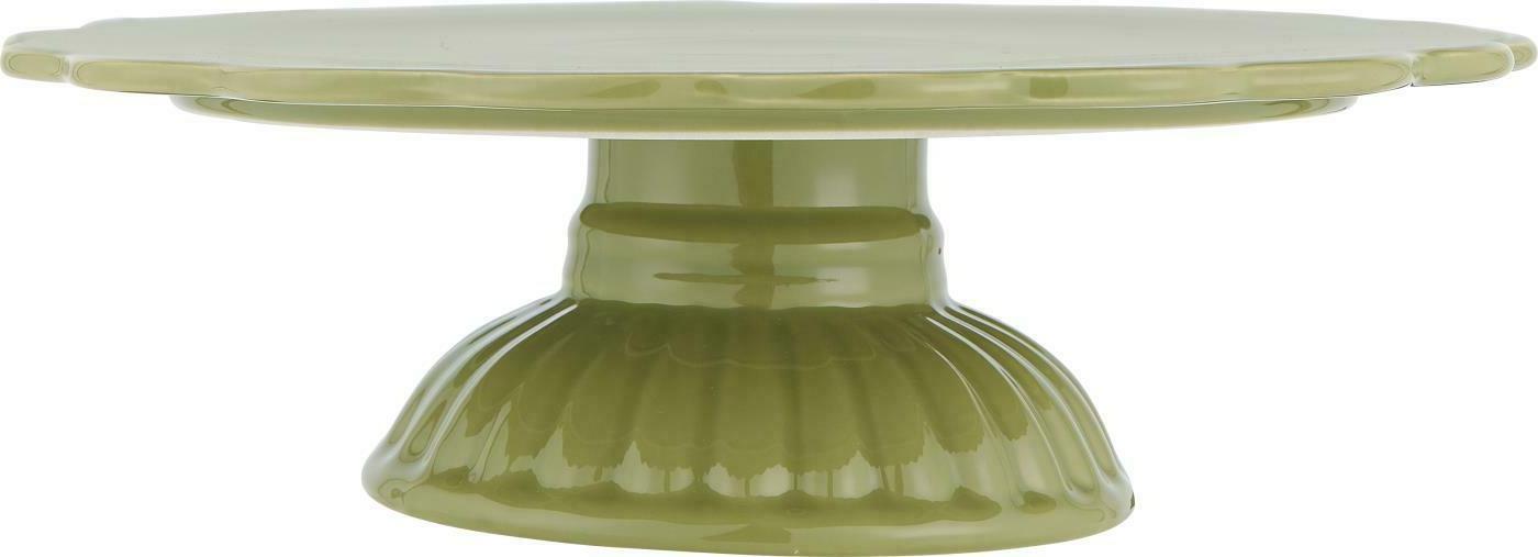 menthe plateau pour gateau vert ceramique assiette