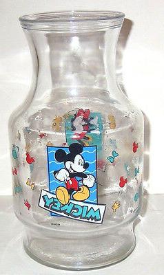 Disney Mickey Minnie Mouse Verre Jus Pot Conteneur