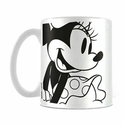 minnie mouse personnage noir et blanc cafe
