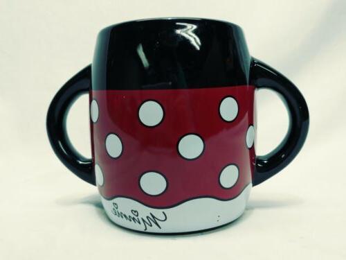 minnie mouse rouge pois cafe ceramique tasse
