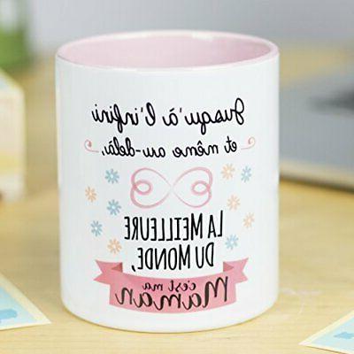 mug tasse avec message cadeau original maman