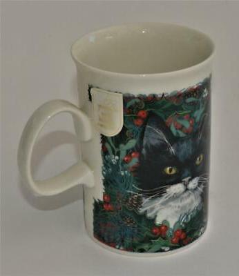 neuf autocollant fin ecossais gres chat noir