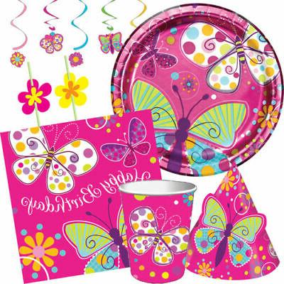 papillon sparkle anniversaire gamme fete fille vaisselle