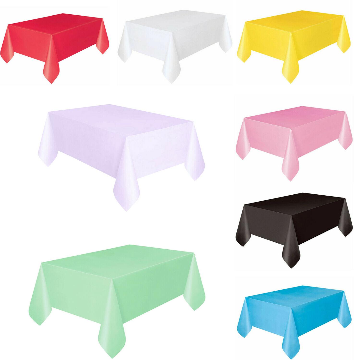 plastique nappes de table housse fete evenements