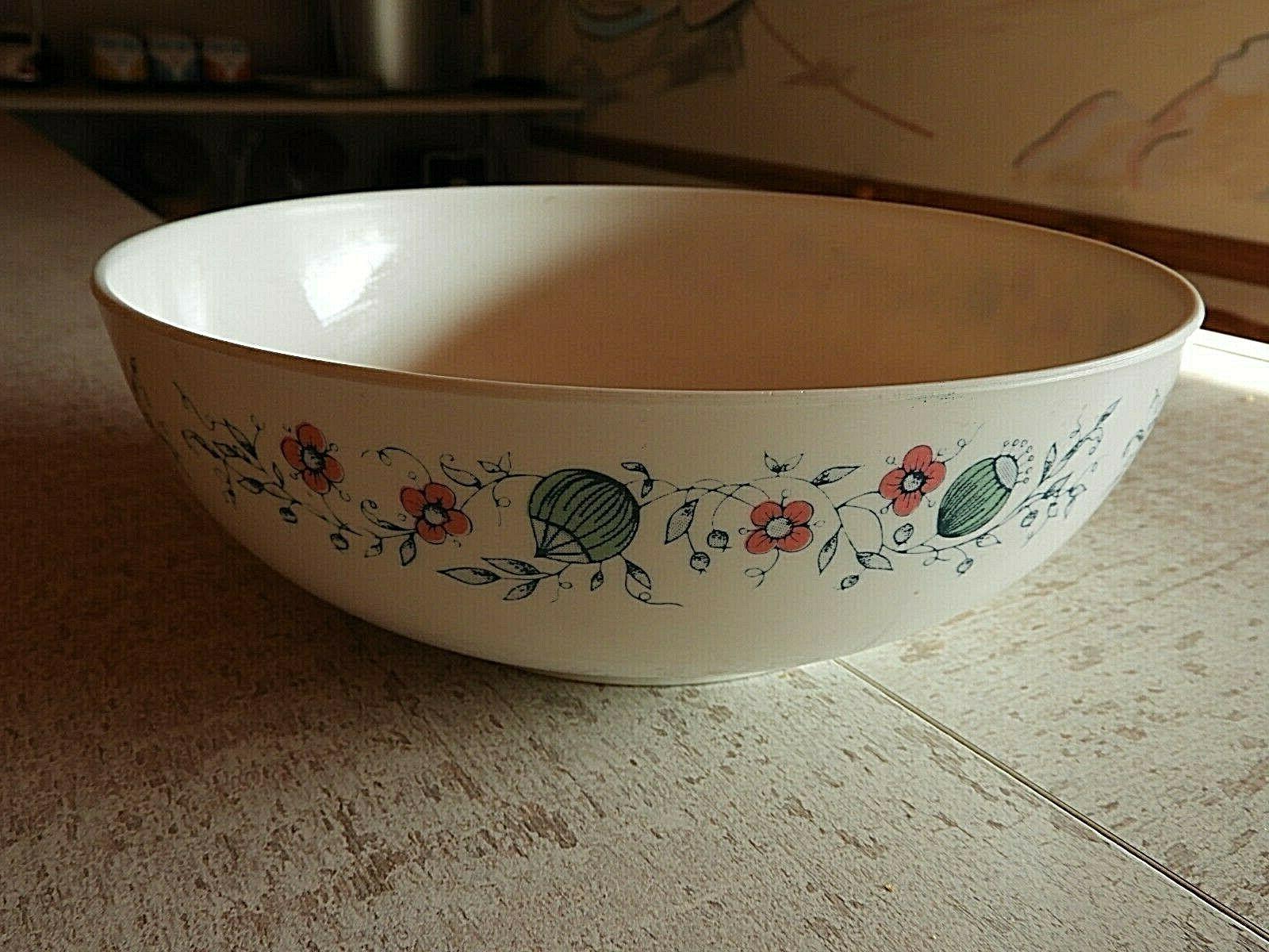 plat melamine vintage vaisselle camping fleur