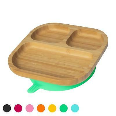 plate diner bambou enfants restent en place
