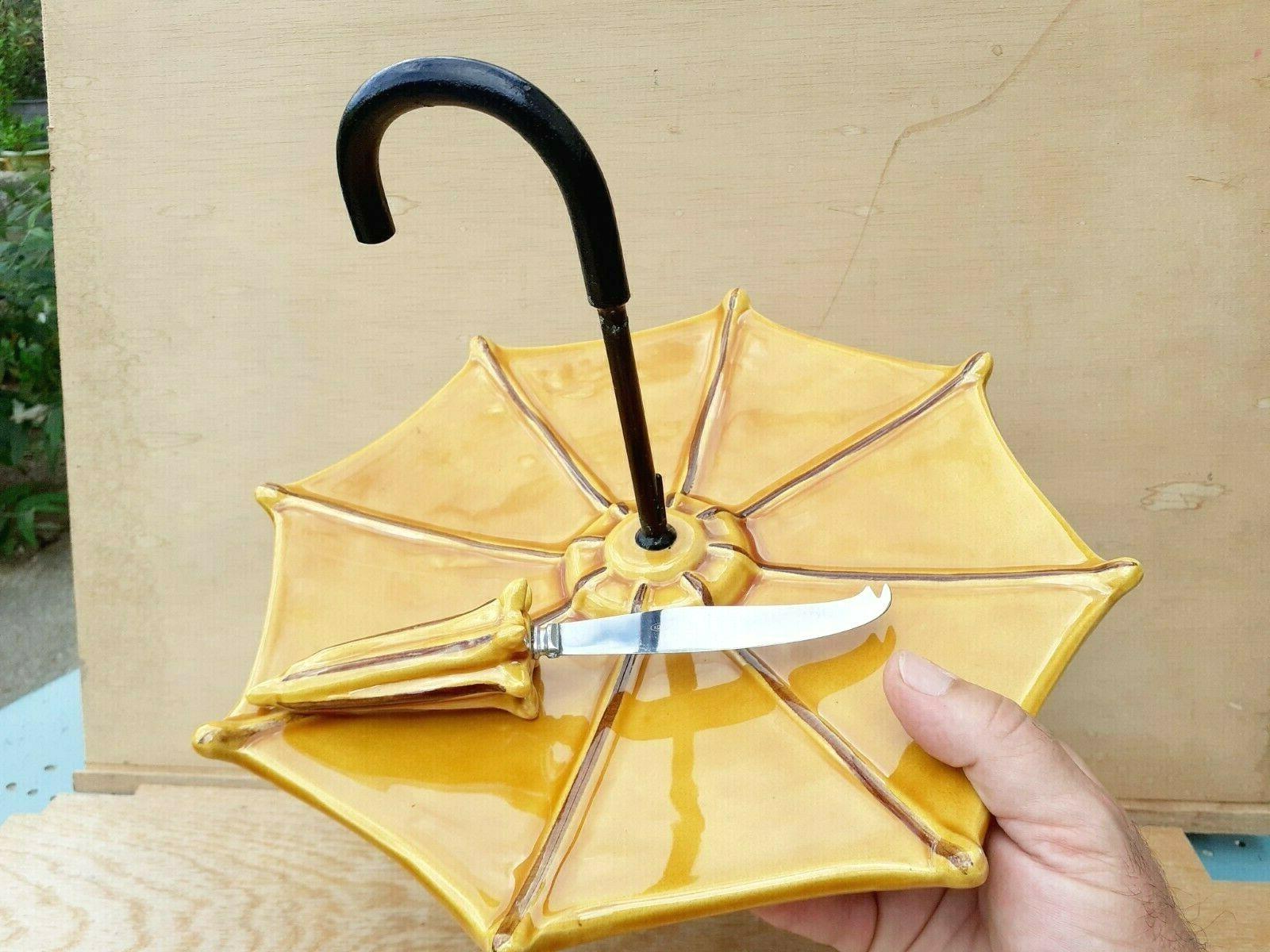 plateau a fromage couteau ceramique signe parapluie