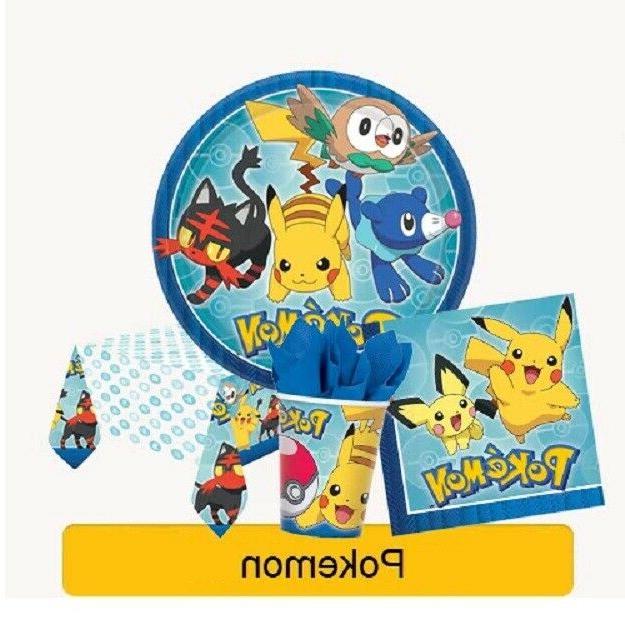 pokemon anniversaire fete gamme vaisselle et decorations