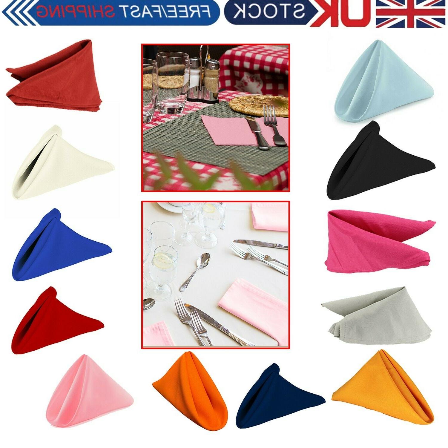 polyester serviette vaisselle fete fournitures celebration d