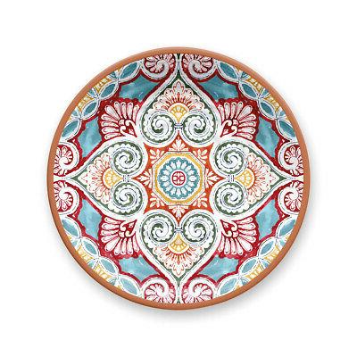 rio corte melamine assiette pique nique portion