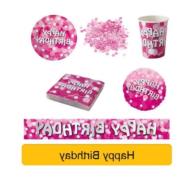 rose sparkle anniversaire fete gamme age bandeaux