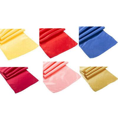 satin chemin de table chiffons vaisselle de
