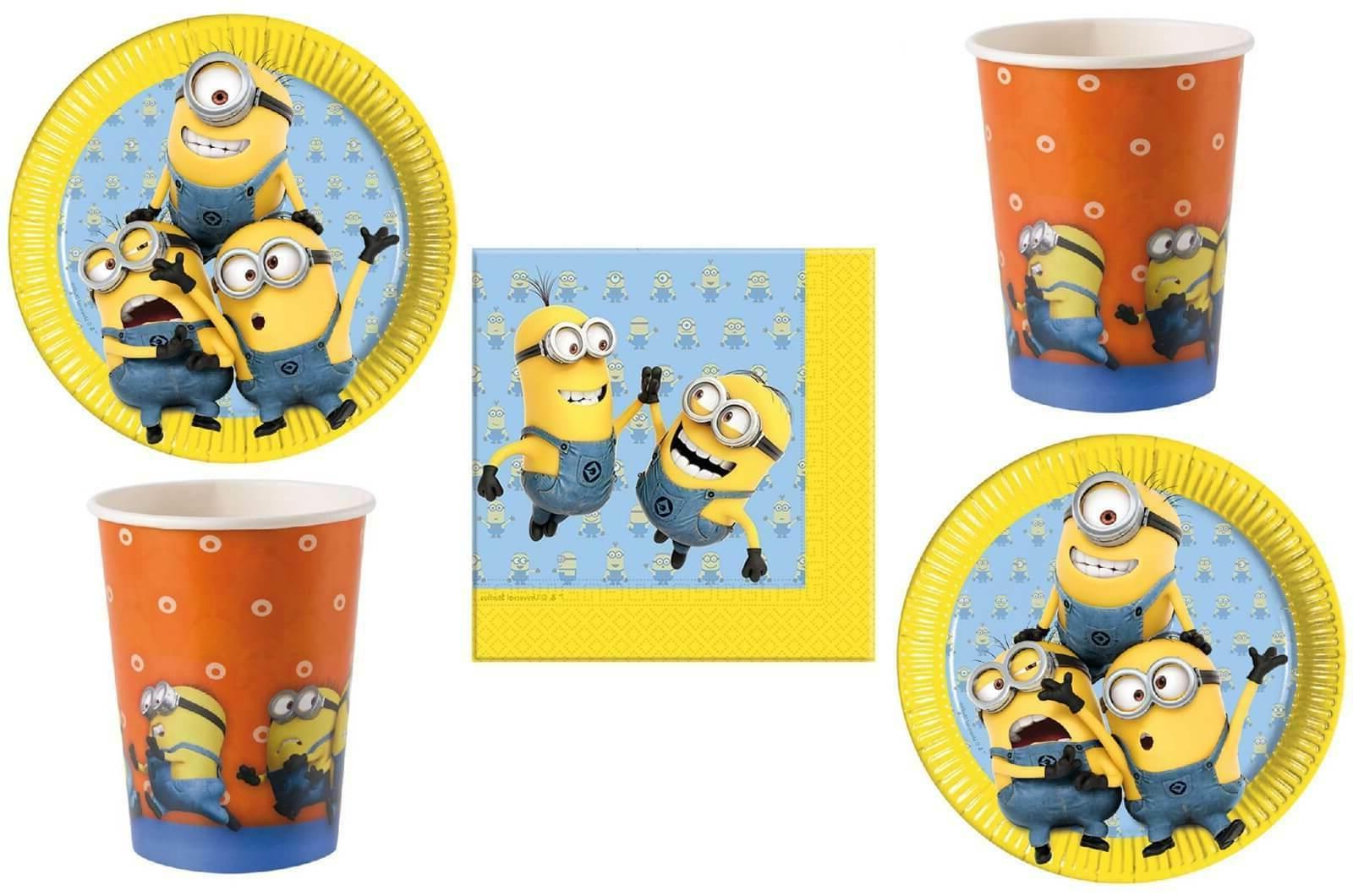 sbires set de fete assiette gobelet serviettes