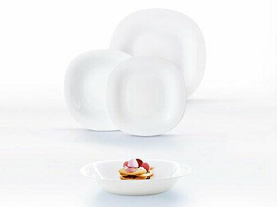 service de vaisselle carine neo white 18